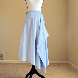 NWOT - Malloni - Asymmetrical Skirt in Baby Blue - IT 44 / US 8